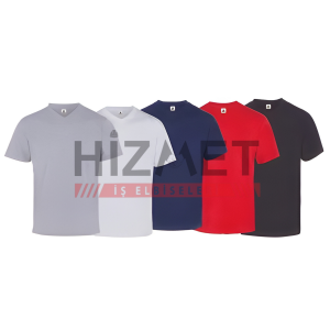 V Yaka İş T-Shirt - Çayırova İş Elbiseleri
